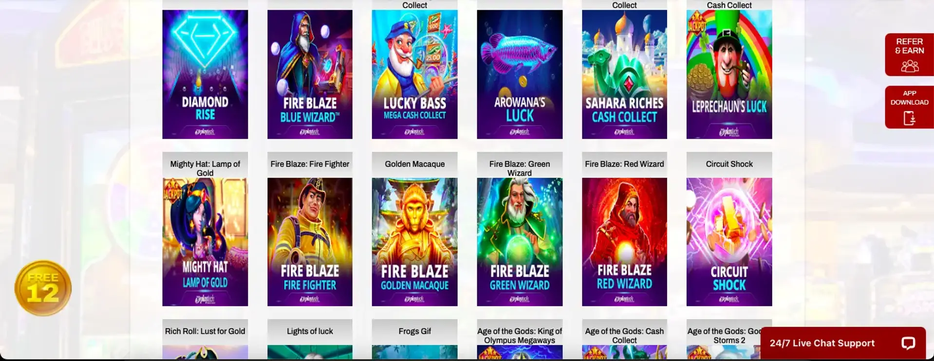 12Play games