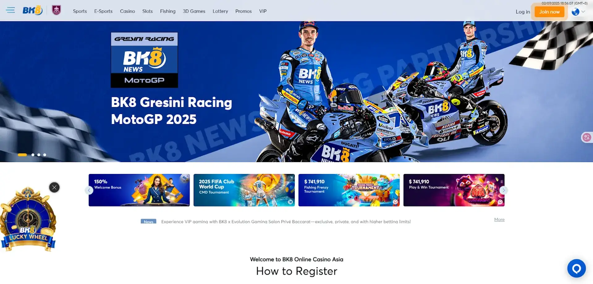 BK8 website