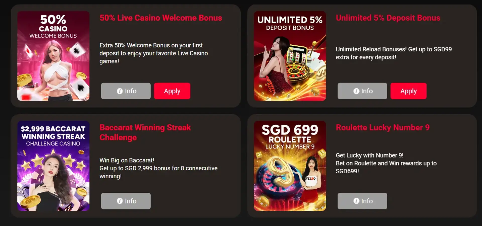 EU9 bonuses