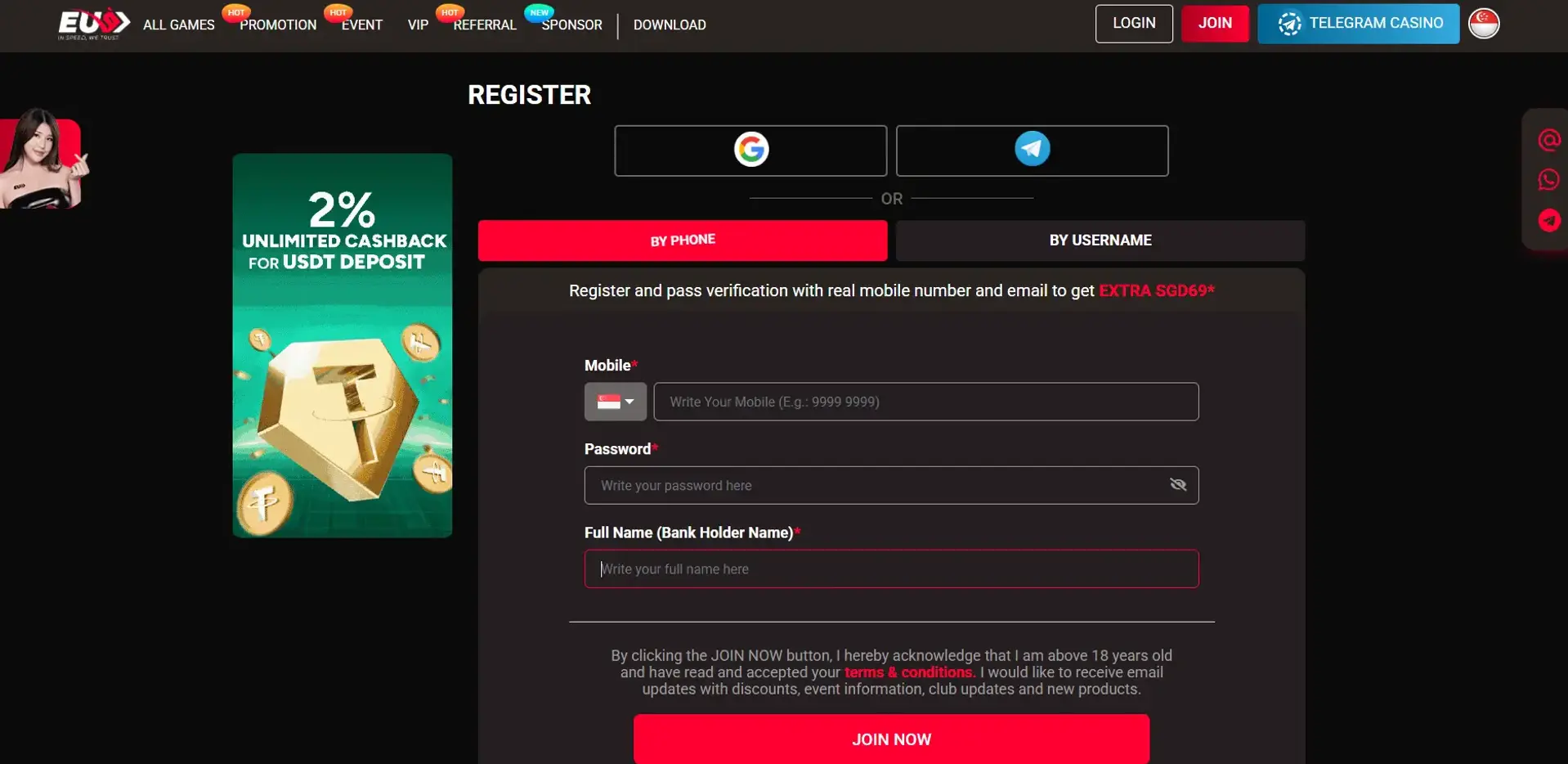 EU9 registration