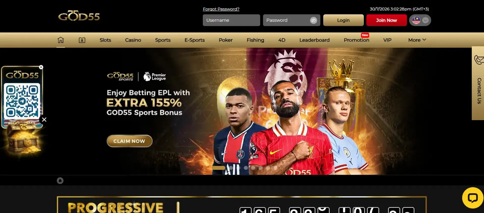 GOD55 homepage